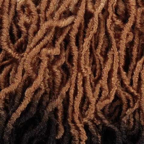 Buy FASHION IDOL Nu Faux Locs Crochet Hair 18 Inch Natural Wavy Soft ...