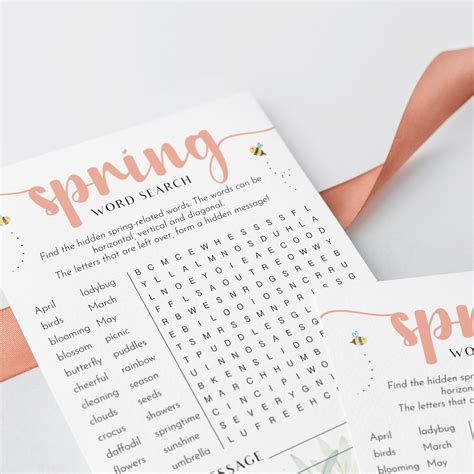 Image result for Spring Hidden Word Printable