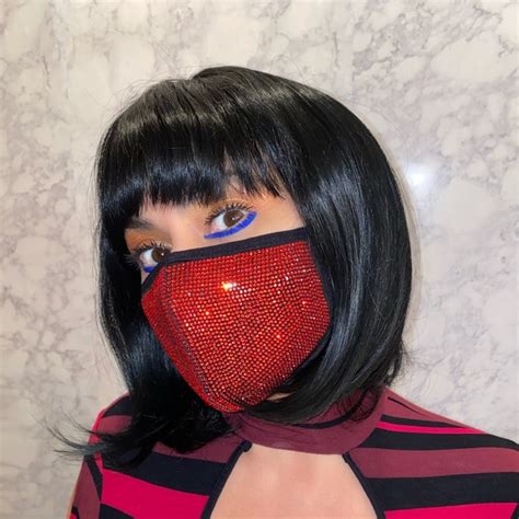 Full Rhinestone Mask Tutorial 的图像结果