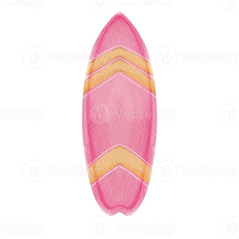 watercolor surfboard clip art 23411512 PNG
