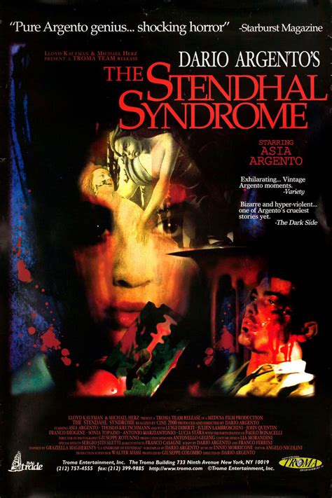 The Stendhal Syndrome (1996) - Posters — The Movie Database (TMDB)