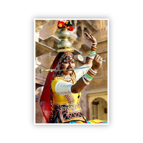 Rajasthani Chari Dance Poster – A Glimpse of Culture | Print-on-Click