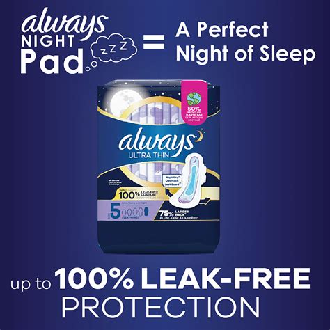 Always Ultra Thin Size 5 Extra Heavy Overnight Pads | Always®
