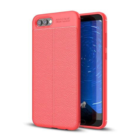 XTRON Back Cover for Honor V10 | Leather Pattern Mobile Phone Soft ...