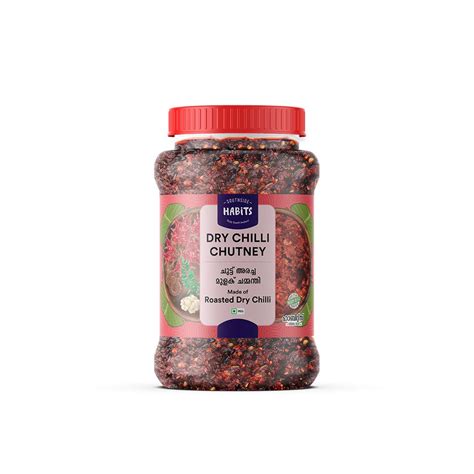 Southside Habits Roasted Dry Chilli Chutney (300g) | Chuttu Aracha ...