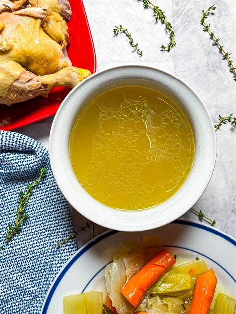 How to Make Chicken Broth (Classic Recipe) - Tastefully Grace