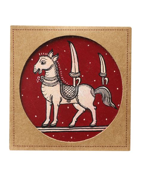 POTLI handmade ganjifa fridge magnets (kalki) – GoSwadeshi