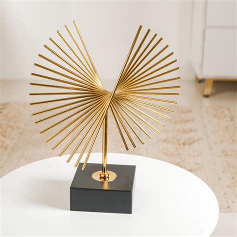 Abstract Radiance Decor Showpiece Gold Large Online - Premium Decor ...