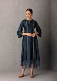 Midnight blue tunic set (YMN-13A) – Anju Modi