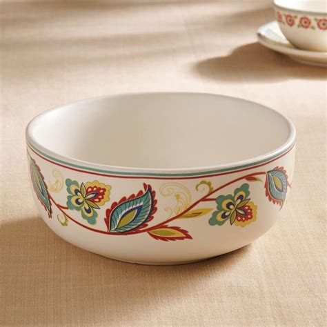 Buy Corsica Mohar Stoneware Printed Serving Bowl - 1.5L from Corsica by ...