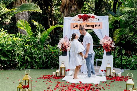 A Beautiful Secret Garden Proposal - With Love Proposals