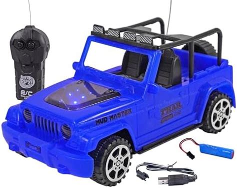 Toyshine 1:18 RC Scale Remote Control Rechargeable Wireless Toy Jeep ...