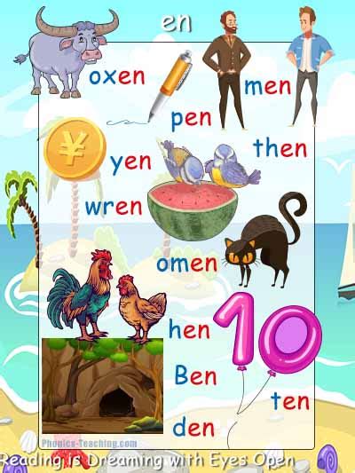en words - FREE Printable Phonics Poster - You Need to Have This :-)