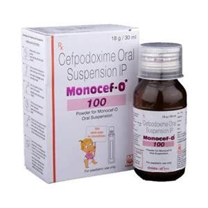 Buy Monocef O 100 mg Dry Syrup 30 ml | Flat 15% Off | Uses, Side ...