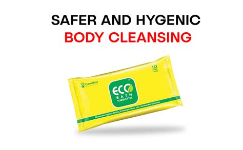 Eco Bath Alcohol Free Hygienic & Antiseptic Bathing Wipes - 2 X 10 = 20 ...