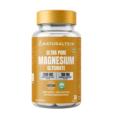 100% Magnesium Glycinate 1200 mg – naturaltein