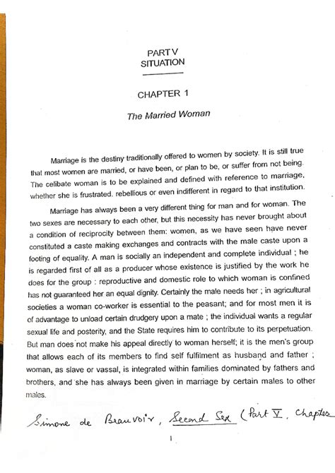 Chapter 1: The Married Woman - An Analysis of Gender Roles and Marriage ...
