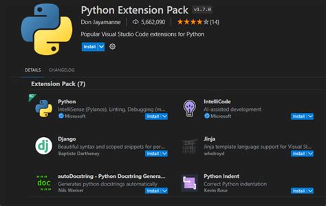 Python Extension 的图像结果
