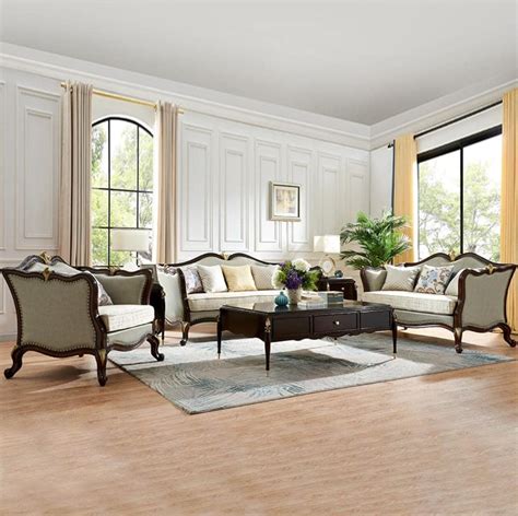 Sturdy Sheesham Wooden 6 Seater Sofa Chair Enchanting Modern Design 3+2 ...