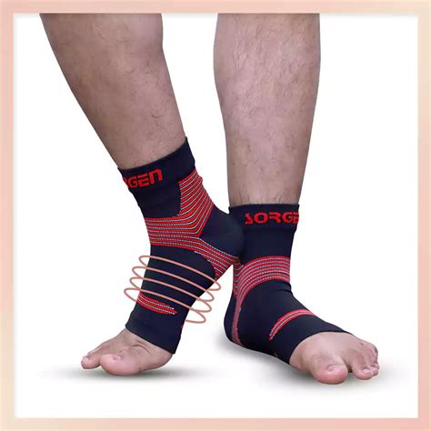 Ankle Compression Sleeve For Swelling | Ankle Support – Sorgen.Co