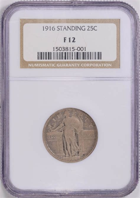 1916 Standing Liberty Quarter NGC F-12 (Item 1644169 ...