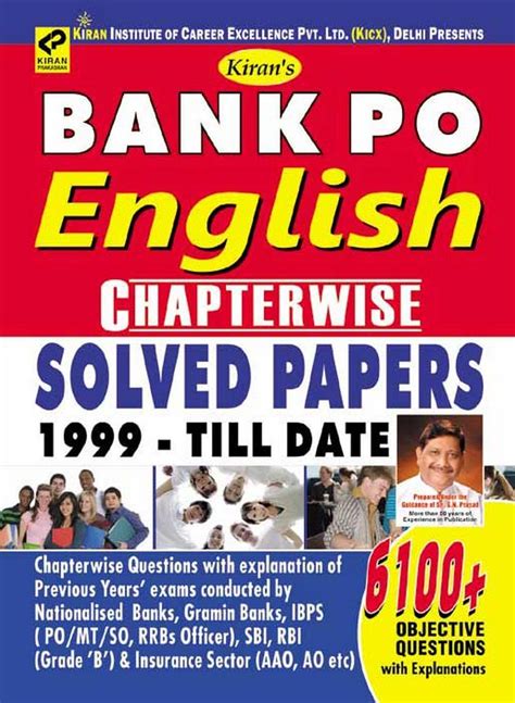 Buy Bank PO English language Chapterwise Solved Papers (6100+ ) CODE ...