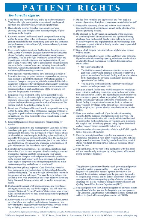 Dental Patient Rights California at Chastity Dowling blog