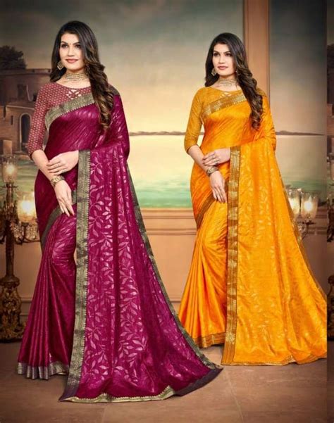 Saroj Silver Queen Catalog Fancy Wear Silk Sarees