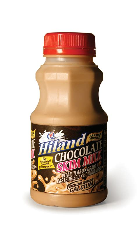 Hiland Fat Free Skim Chocolate Milk Half Pint Plastic – Hiland Dairy