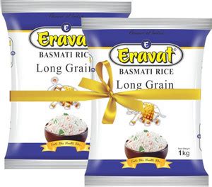 Eravat LONG GRAIN 1KG # Basmati Rice (Broken Grain) Price in India ...