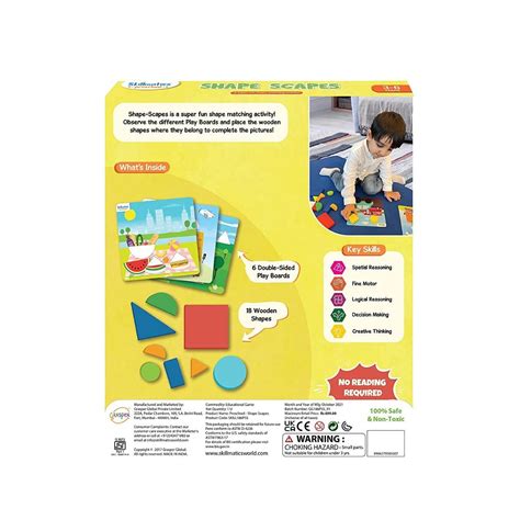 Buy Skillmatics Shapes Scapes - Shape Matching Activity Educational ...