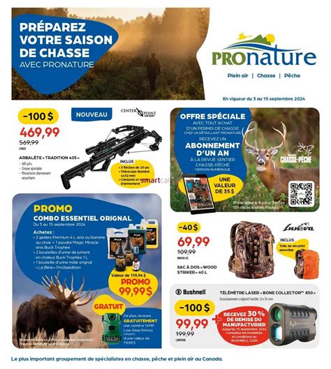 Pronature Flyer September 3 to 15
