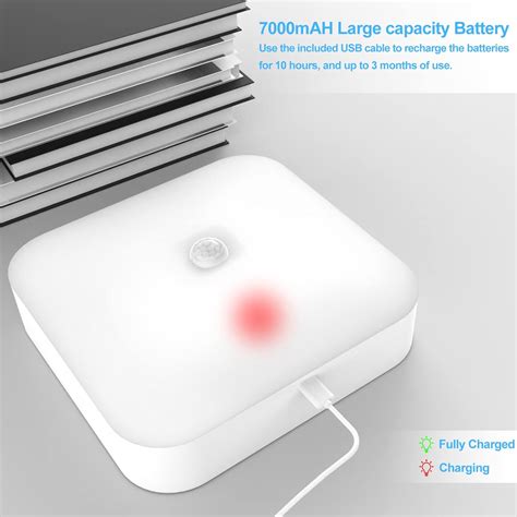 Buy Rechargeable Motion Sensor Light Indoor/Outdoor, Whitepoplar 500LM ...