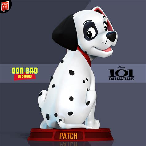 🐕 Patch - 101 dalmatians・ 3D File for 3D printing・Cults