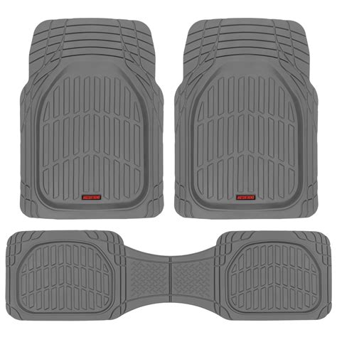 Motor Trend FlexTough 3D Car Rubber Floor Mats - Deep Dish Heavy Duty ...