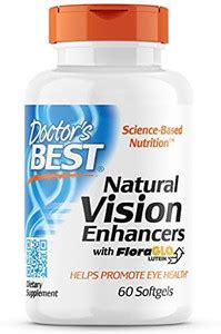 Doctor's Best Natural Vision Enhancers Wtih Floraglo Lutein Non-GMO ...