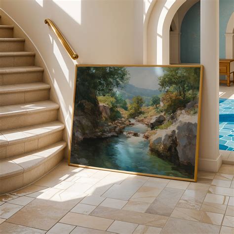 Stream in the Wild | Vaastu Art | Vaastu Painting – TravelArty