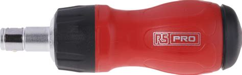 RS PRO | RS PRO Ratchet, Pozidriv, Slotted, Phillips, Torx Driver Bit 7 ...