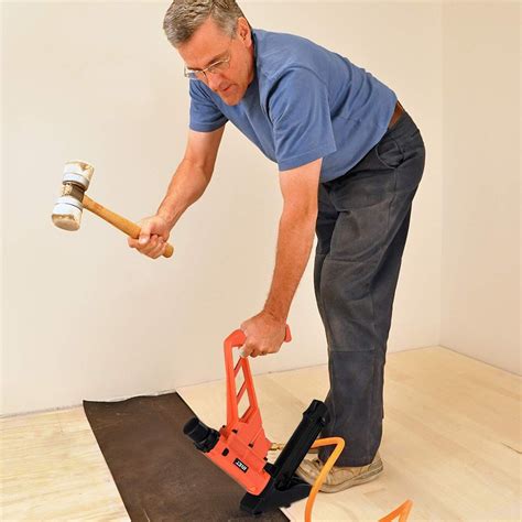 Goplus Pneumatic Flooring Nailer and Stapler 16-Gauge Cleat Air ...