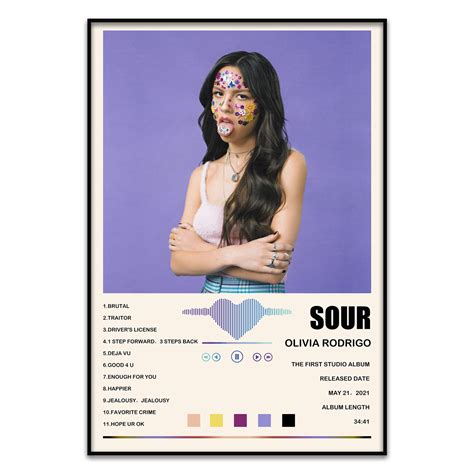 Buy SOUR Album Cover Poster Artwork For Living Room Modern Home Decor ...