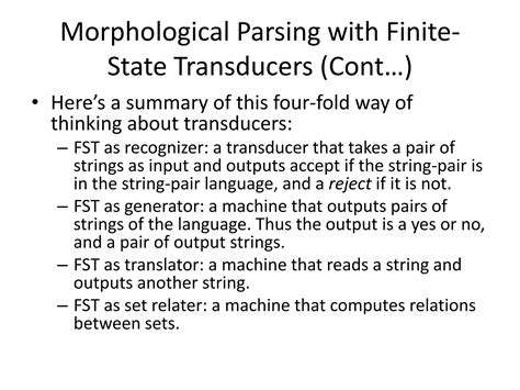 NLP_KASHK:Finite-State Morphological Parsing | PPTX
