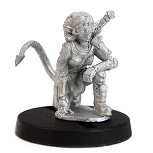 Buy Stonehaven Miniatures Female Teifling Fighter Miniature Figure, 100 ...
