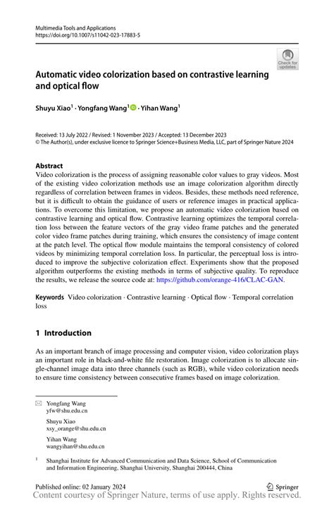 Automatic Video Colorization Software 的图像结果