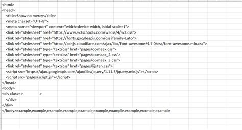 Image result for HTML CSV