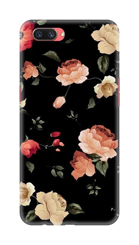 NDCOM for Oppo A3s Back Cover Flowers Froral Printed Hard Case : Amazon ...