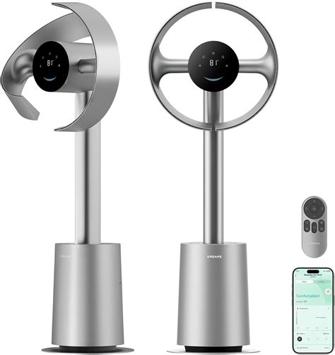 Bladeless Tower Fan For Bedroom Smart Standing Fan With 270 ...