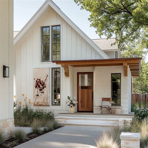 The classic charm of this farmhouse is enhanced by contemporary ...