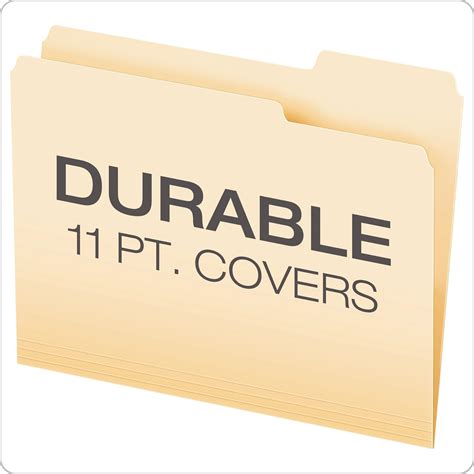 Buy Pendaflex File Folders, Letter Size, 8-1/2 x 11, Classic Manila, 1/ ...