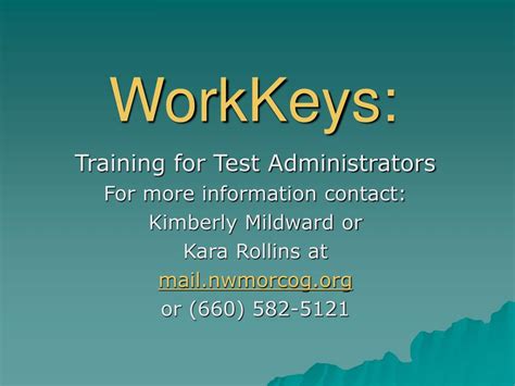 WorkKeys Testing 的图像结果