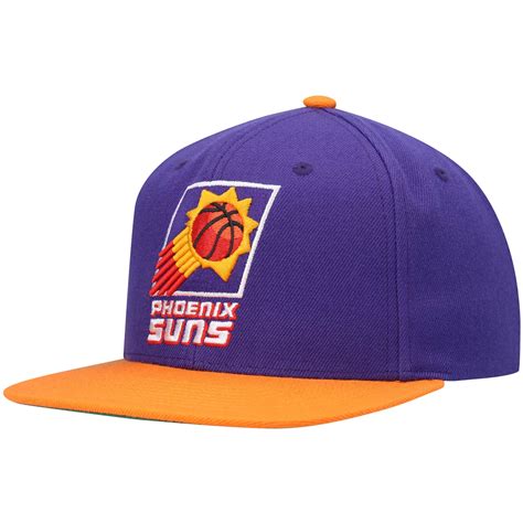 Men's Phoenix Suns Mitchell & Ness Purple/Orange Hardwood Classics Team ...